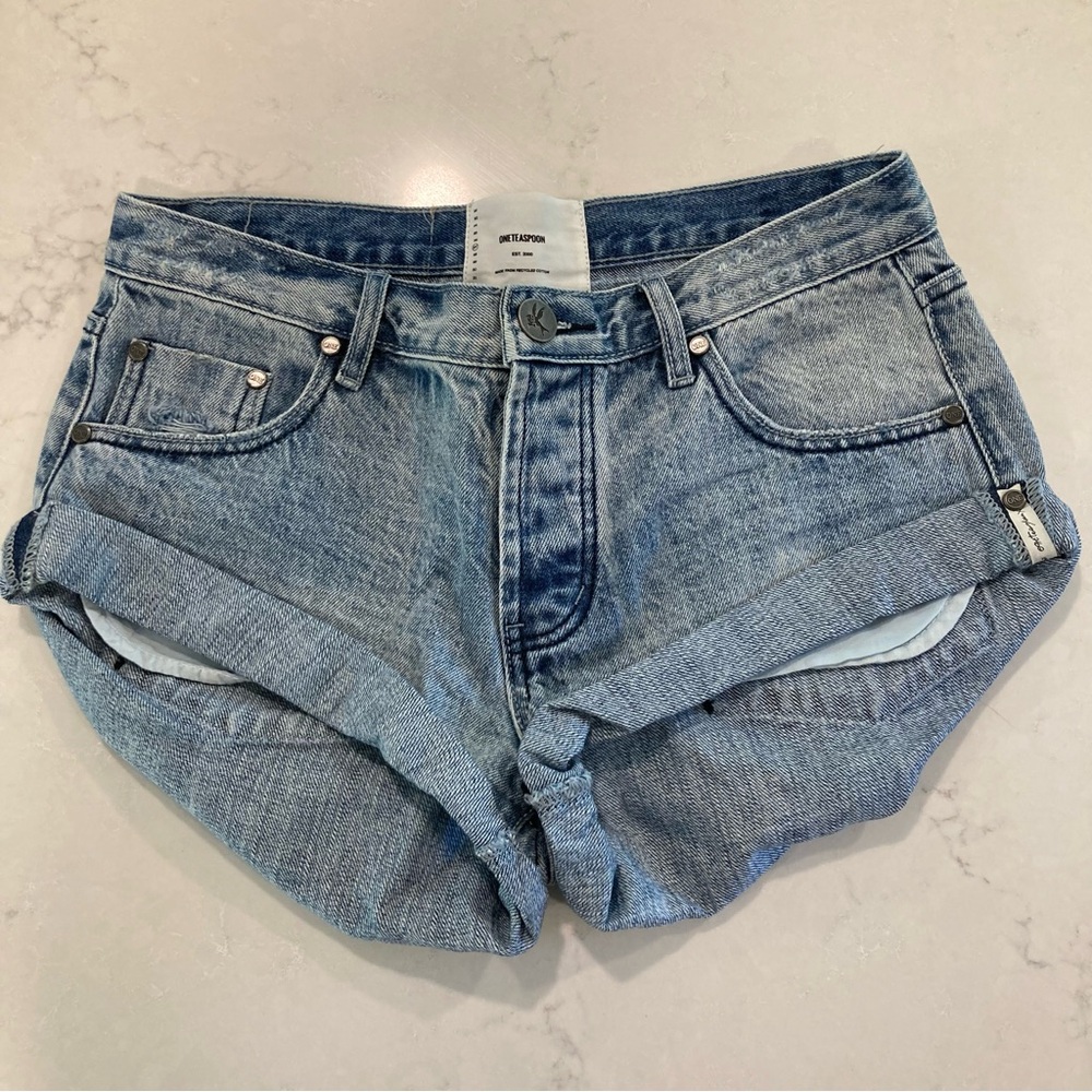 One Teaspoon bandit Jean shorts NWOT size 27